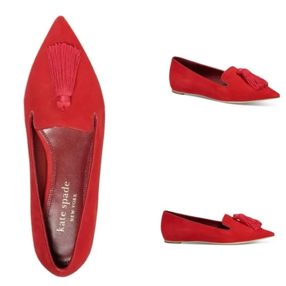 kate spade Shoes - Kate Spade New York Womens Adore Padded Insole Leather Loafers size 5.5 B